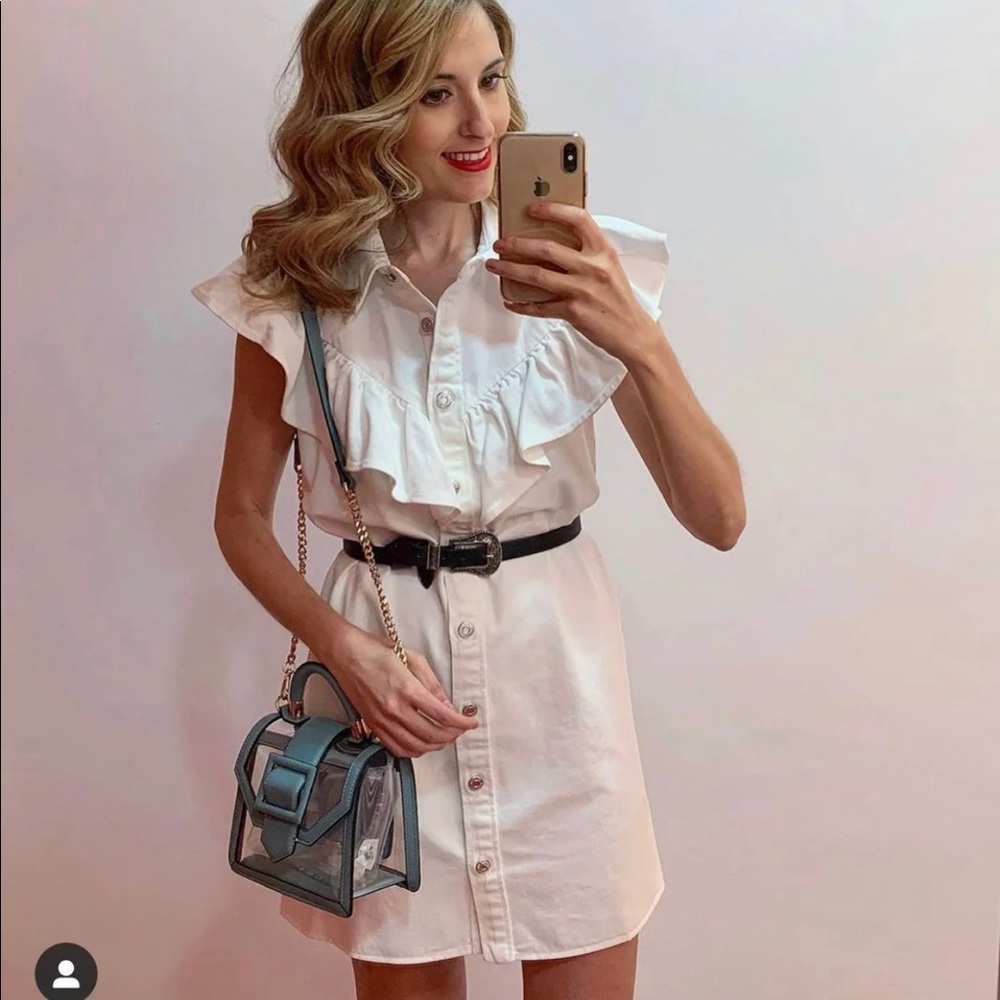 ZARA mini denim dress - Picture 7 of 7